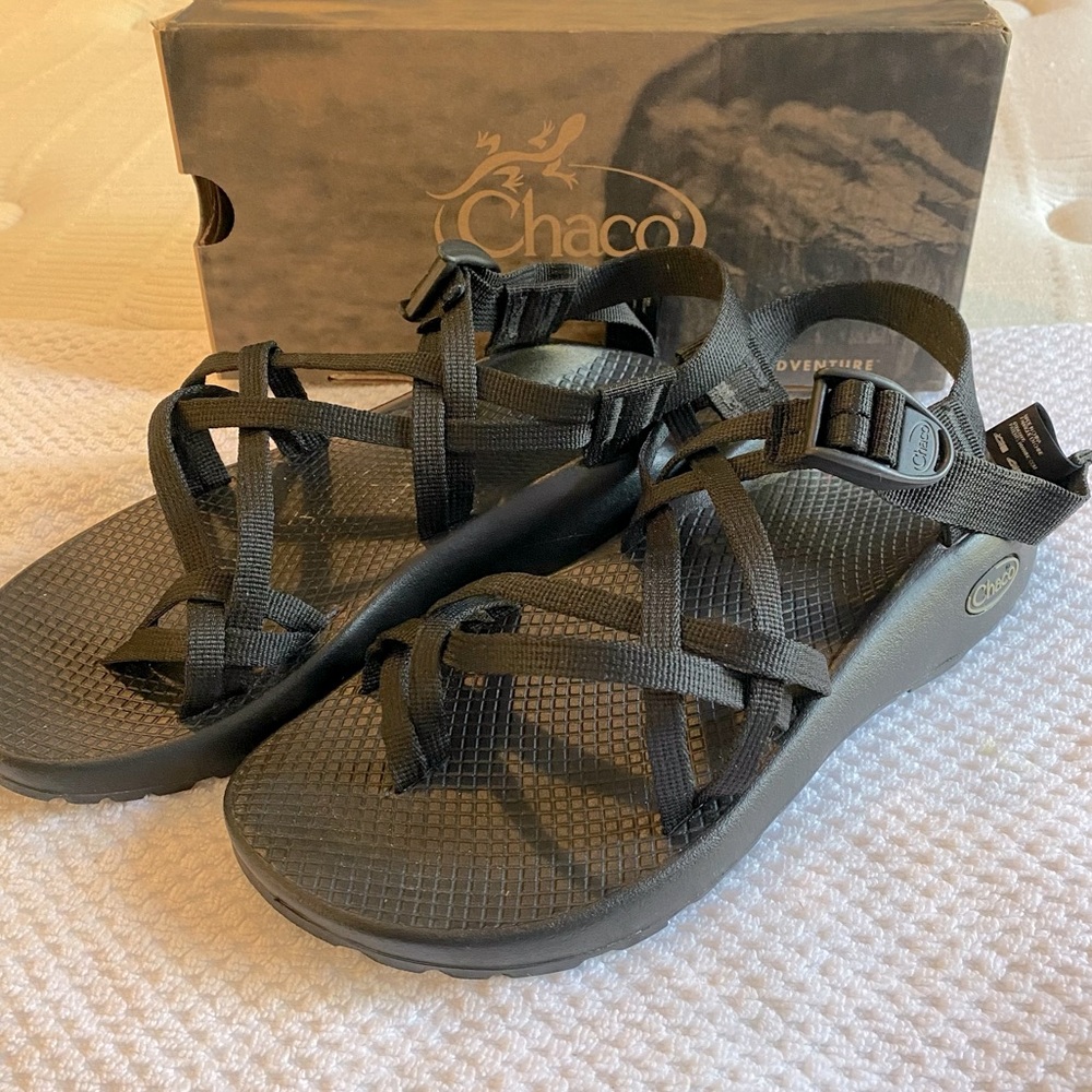 Chaco ZX2 Classic Sandals 8 Wide Black